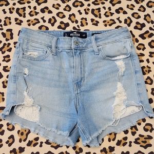 Hollister High Rise Midi Shorts Size 5